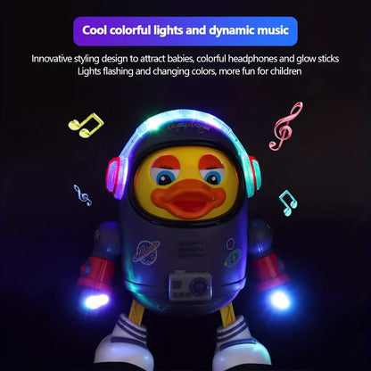 Robot Panda & Electric Space Duck Toy – Light & Music Fun for Kids 2+