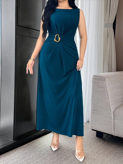 Women’s Elegant Solid Color Dress