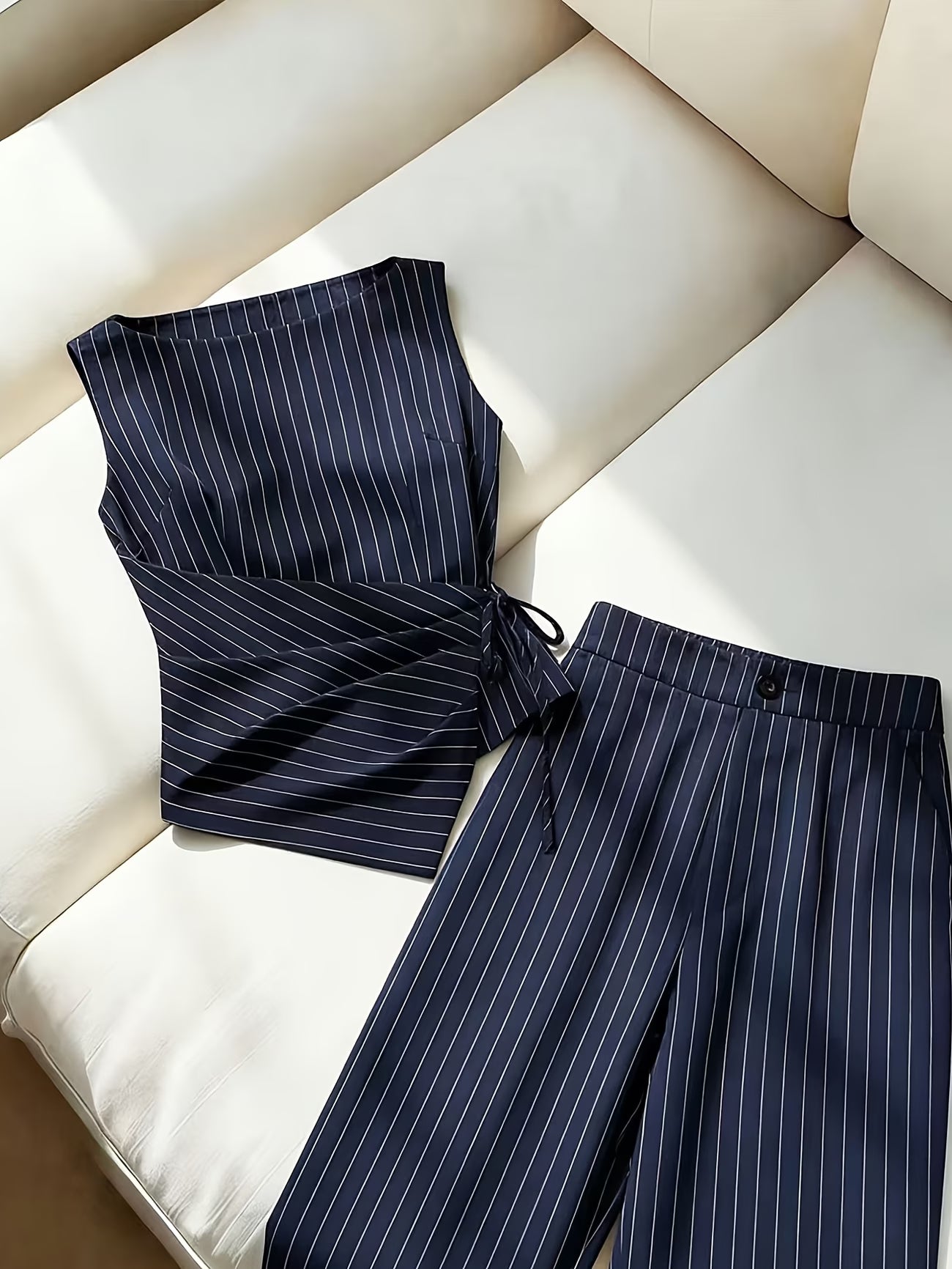 Luxe Pinstripe Co-Ord Set🖤