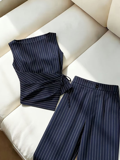 Luxe Pinstripe Co-Ord Set🖤