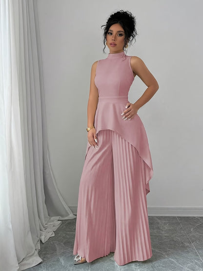 Urban Grace Pleated Pants Ensemble