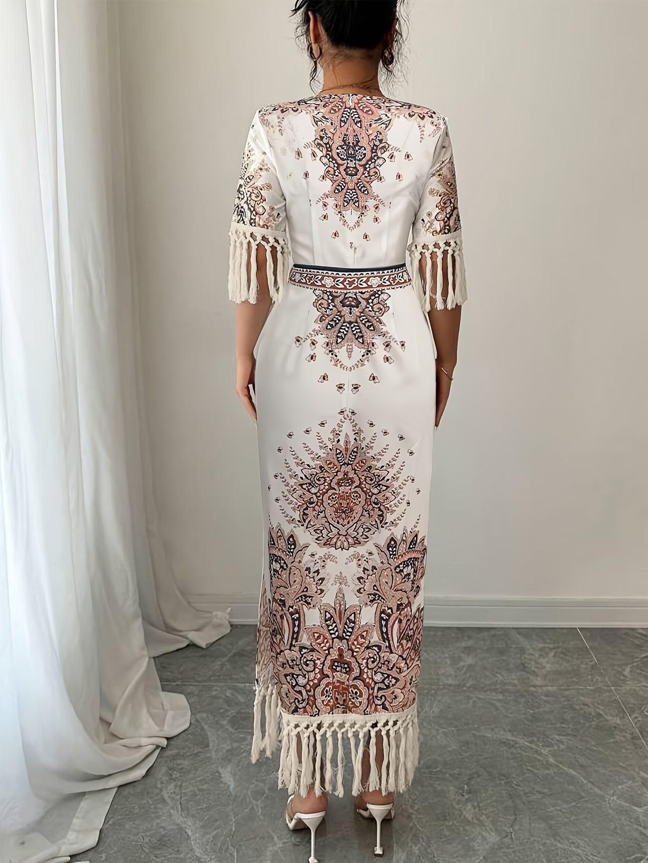 Elegant Floral Print dress