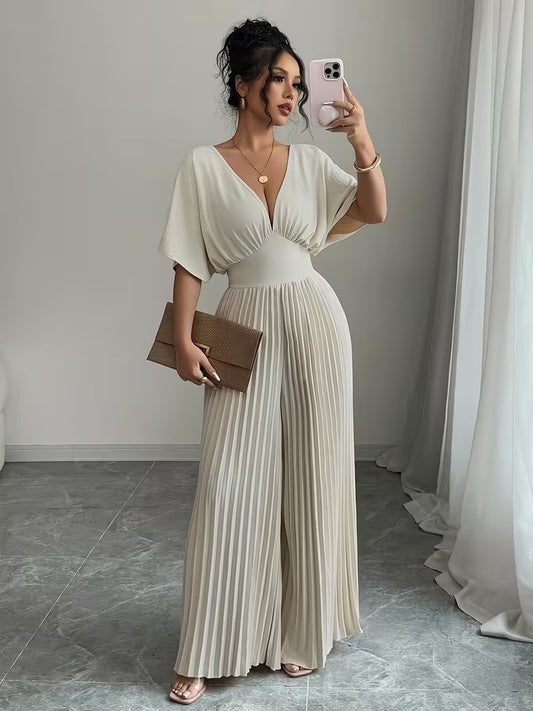 Scarlet Grace Pleated Jumpsuit
