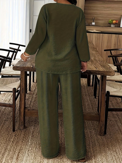Autumn Relaxed Two-Piece Set
