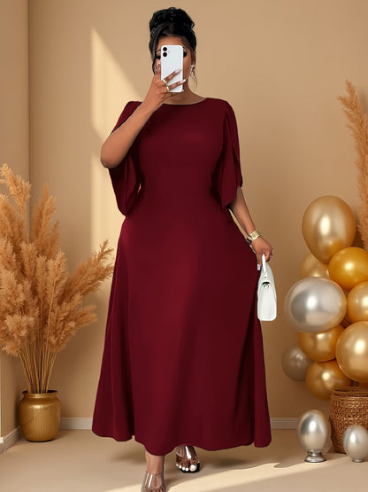 Elegant Asymmetrical Flare Dress
