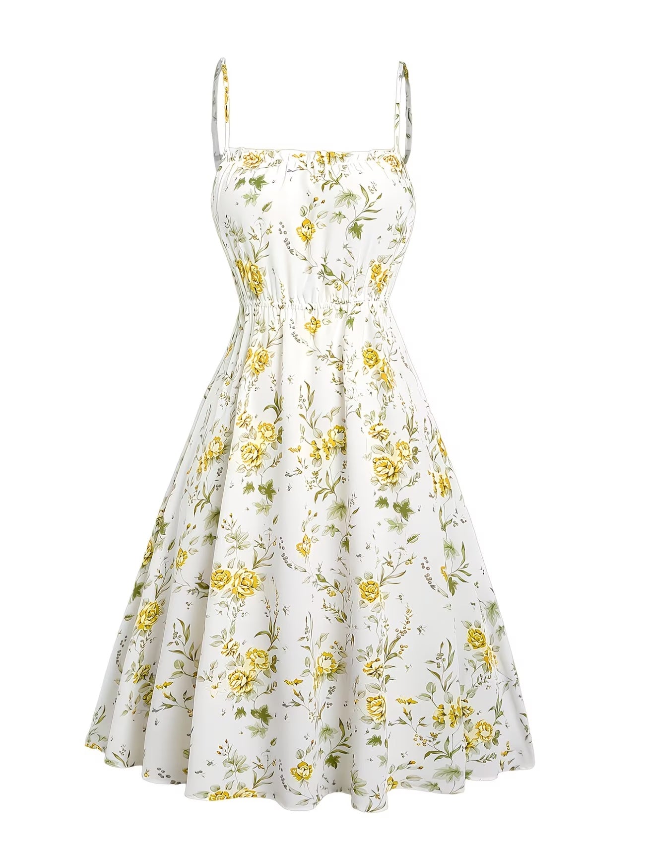 Women's Floral Halter Dress & Cardigan Set