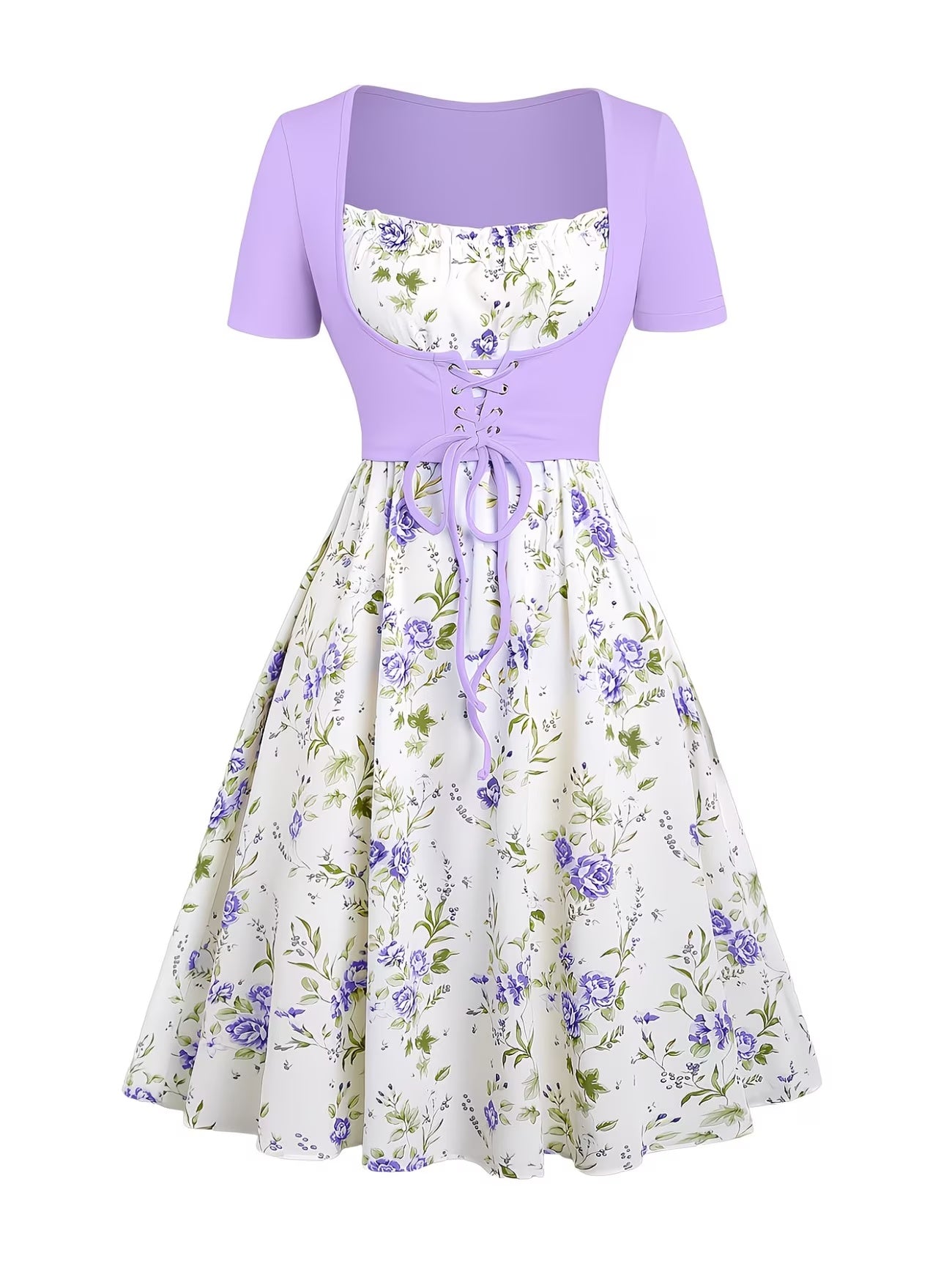 Women's Floral Halter Dress & Cardigan Set