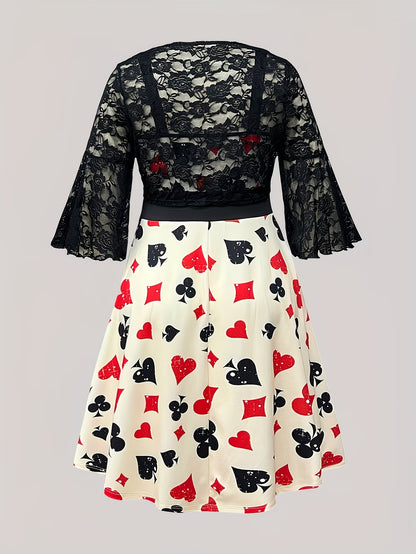 Women's Floral Halter Dress & Cardigan Set