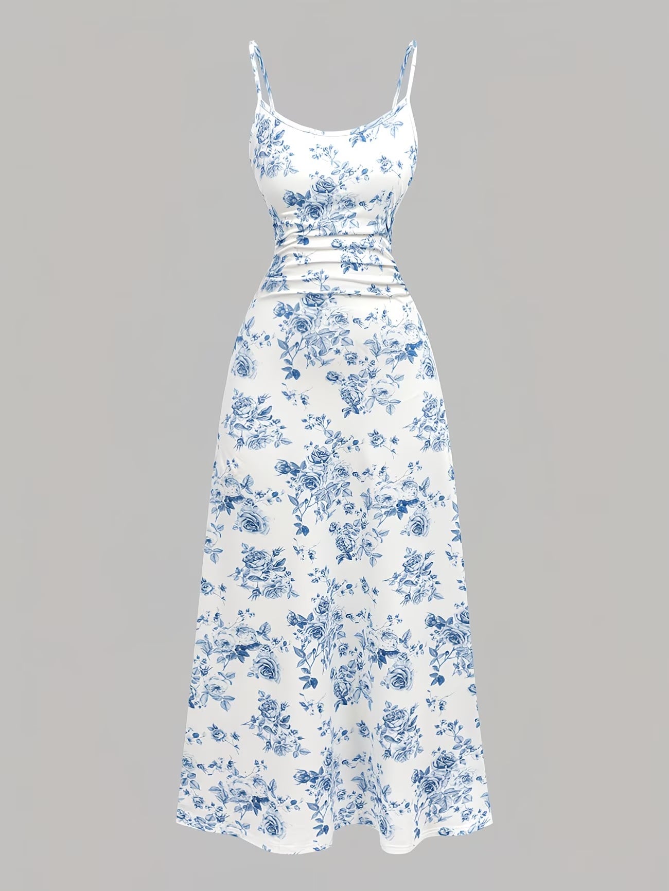Women's Floral Halter Dress & Cardigan Set