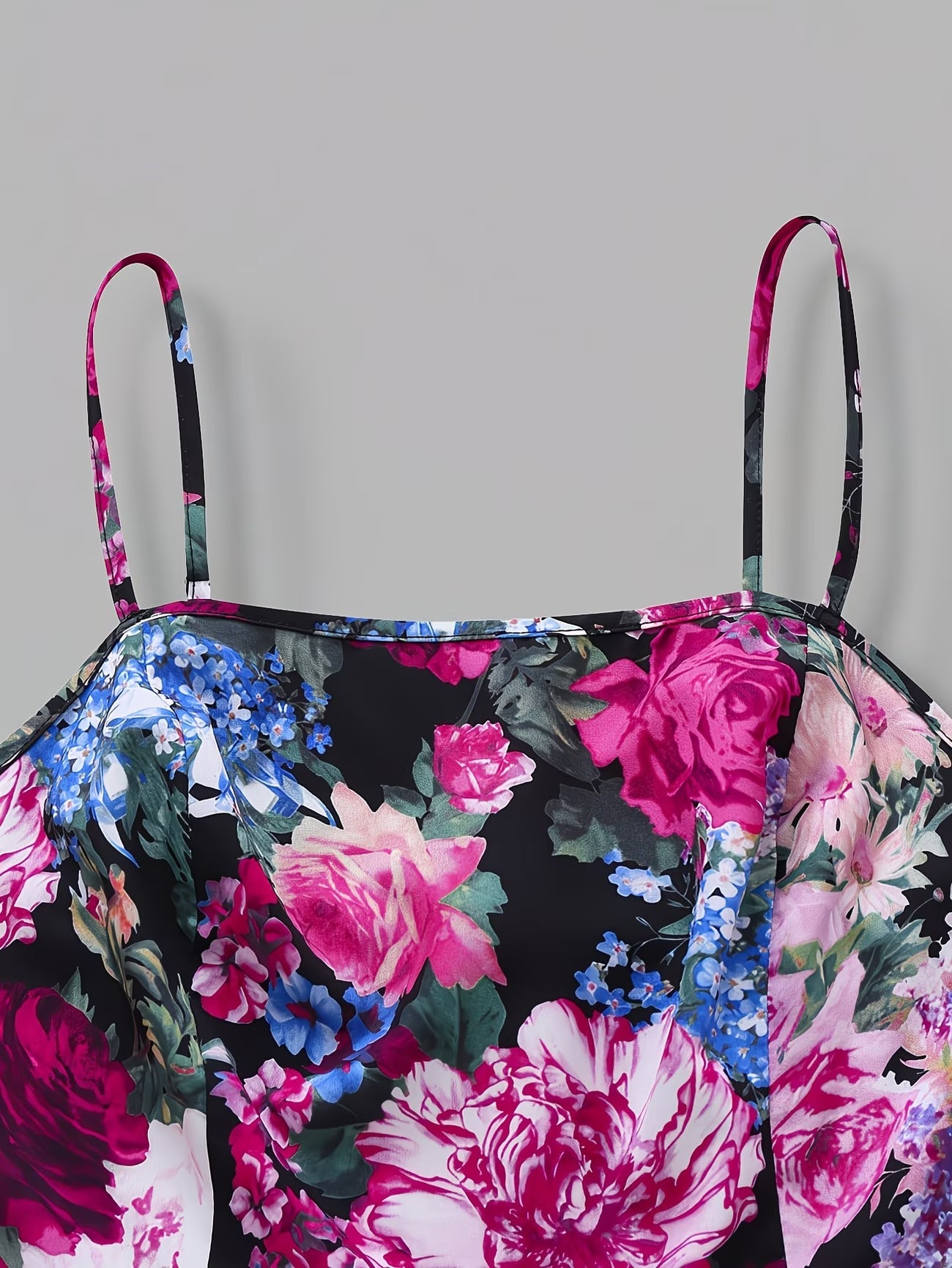 Women's Floral Halter Dress & Cardigan Set