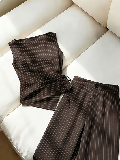 Luxe Pinstripe Co-Ord Set🖤