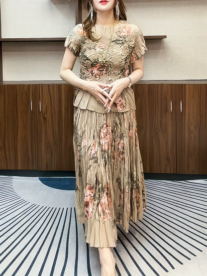 Luxury Pleated Modest Co-Ord Set