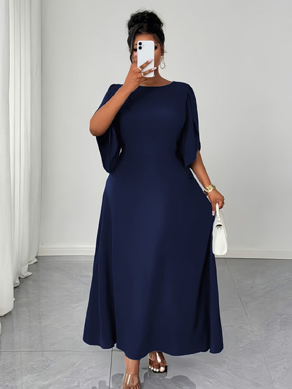 Elegant Asymmetrical Flare Dress