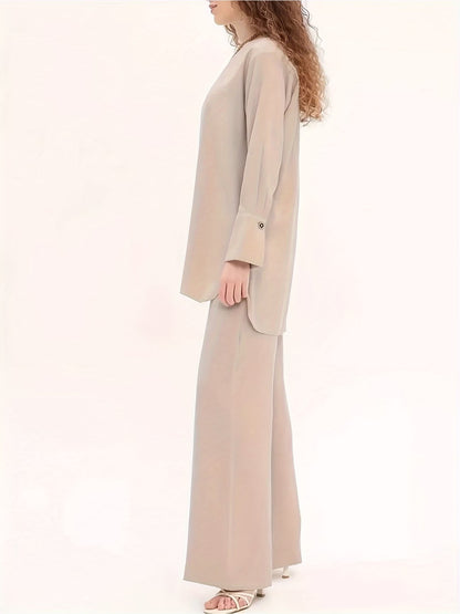 Autumn Comfort Collared Co-Ord Set