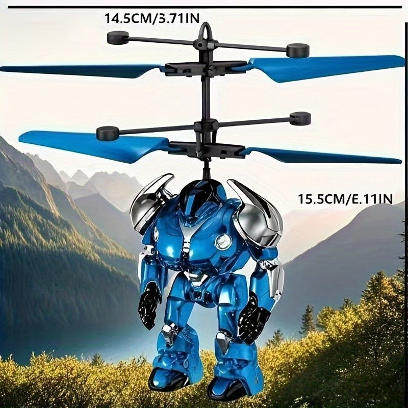 Handheld Flying Toy with Lights & Spray Effect