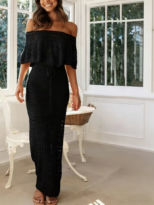 Vacay Muse Off-Shoulder Dress
