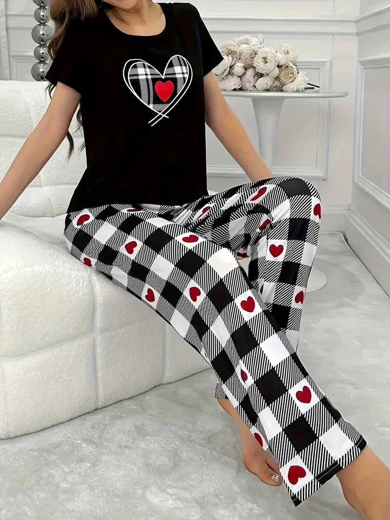 Outside Cozy Cartoon Print Home & Streetwear (Pack of 3)