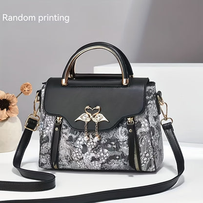 Elara Printed Shoulder Bag