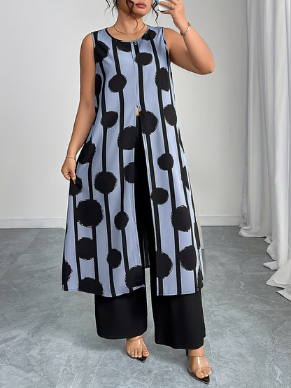 Plus Size Elegant Casual Outfit – Stylish & Comfortable Everyday Wear for Women