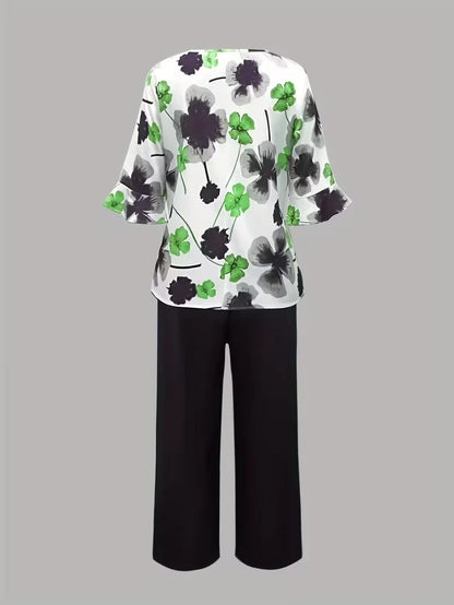 Midnight Bloom Co-Ord Set – Effortless Elegance for Everyday Wear