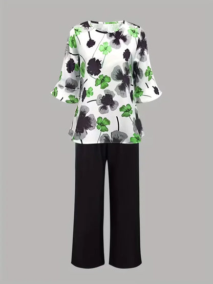 Midnight Bloom Co-Ord Set – Effortless Elegance for Everyday Wear