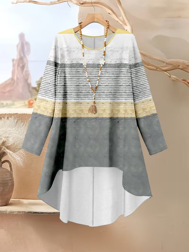 Women's Plus Size Geometric Set