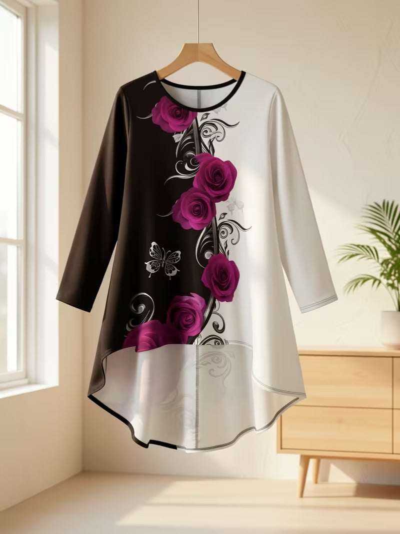 Women's Plus Size Geometric Set