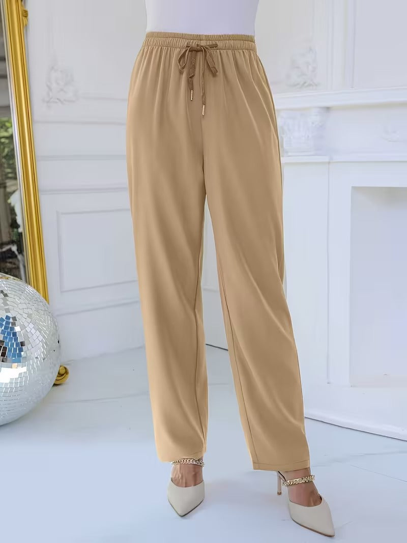 Luxury Floral Embroidered Pants Set