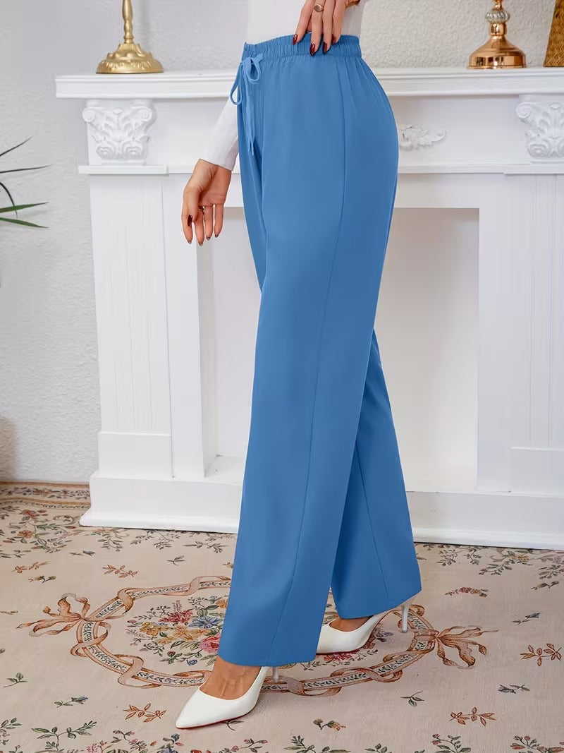 Luxury Floral Embroidered Pants Set