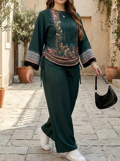 Plus Size Casual Comfort Set