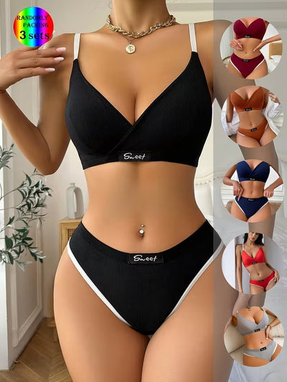 Ultra Breathable Comfort Bra Set