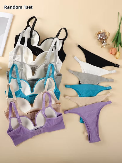 Ultra Breathable Comfort Bra Set