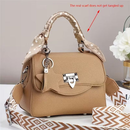 Dai Fei Luxury Forest-Style Small Square Handbag for Women | Elegant Versatile Designer Purse