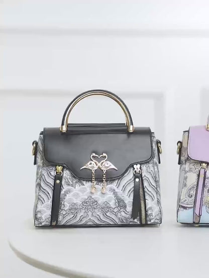 Elara Printed Shoulder Bag